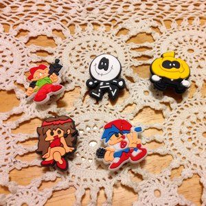 Kid's shoe charms for crocs or crocs-style shoes, Friday Night Funkin'